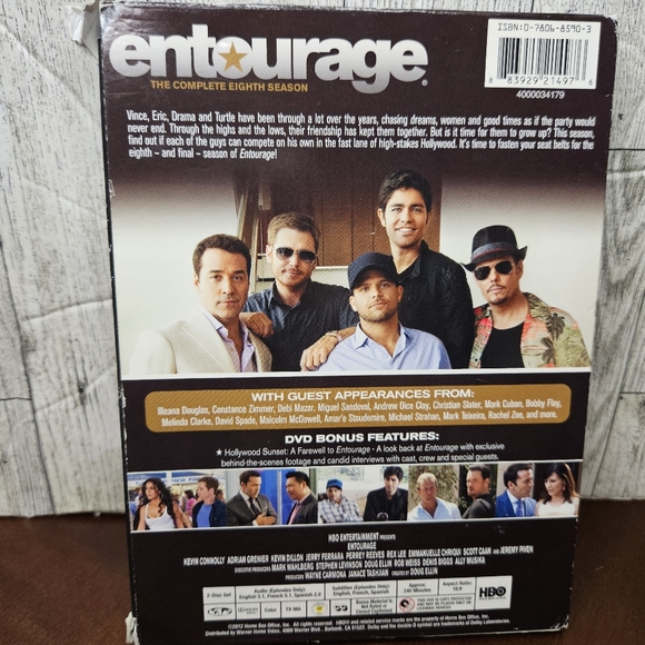 Entourage: Complete Eighth Season DVD HBO - Picture 5 of 7